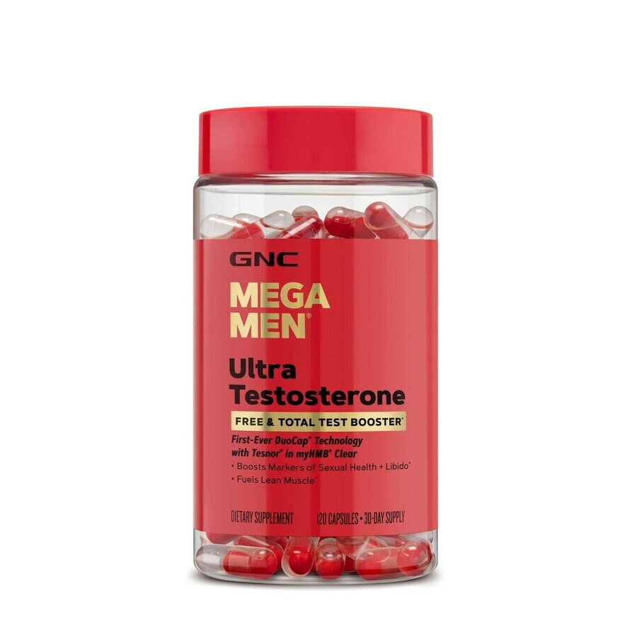 Mega Men Ultra Testosteron, 120 Kapseln, GNC