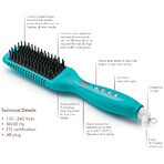 Perie electrica fixa cu aer cald Moroccanoil Smooth Style Ceramic Heated Brush