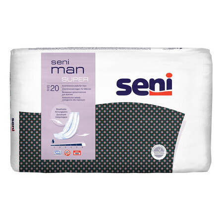 Absorbantele urologice pentru barbati, Super, 20 bucati, Seni Man