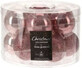 Koopman Globuri pentru brad de sticlă nuanțat roz 50mm, 12 buc