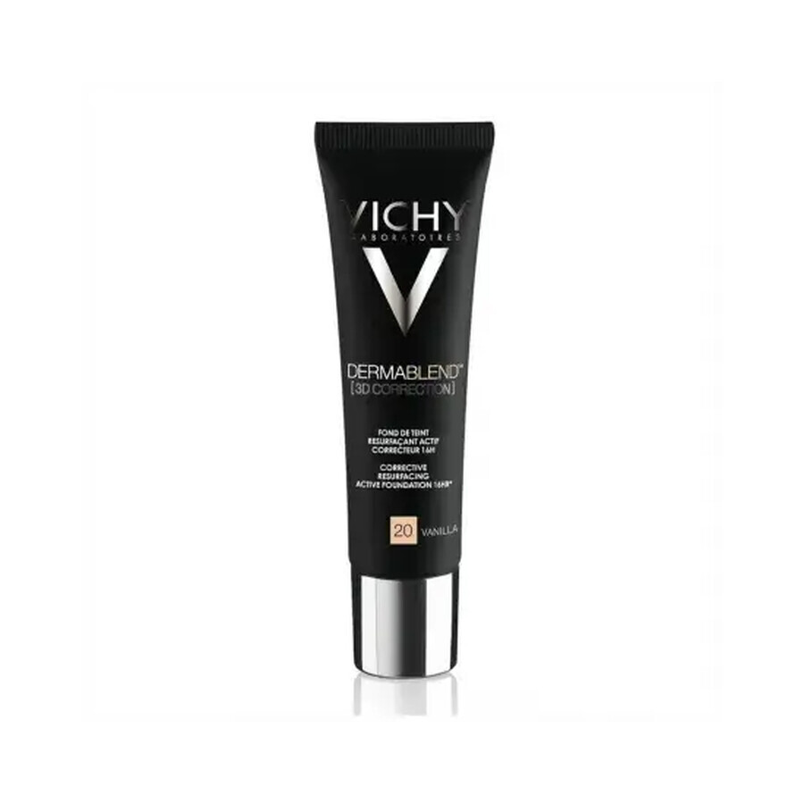 Vichy DermaBlend Corrective Foundation mit 16 Stunden Deckkraft, Farbton 20 Vanille, 30 ml Bewertungen