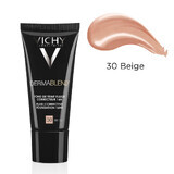 Vichy DermaBlend Corrective Foundation mit 16-stündiger Deckkraft, Beige-Ton 30, 30 ml