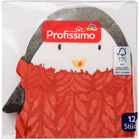 Profissimo Șervețele pinguin 33x33, 12 buc