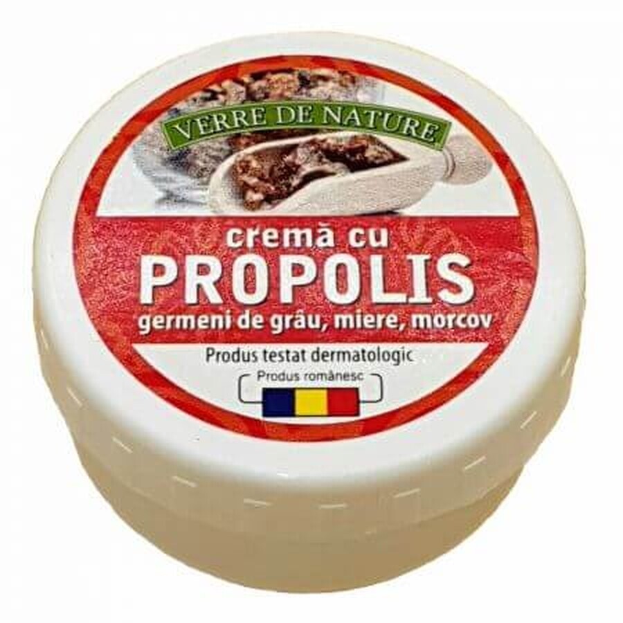 Crema cu propolis, germeni de grau, morcov si miere, 20 g, Verre de Nature