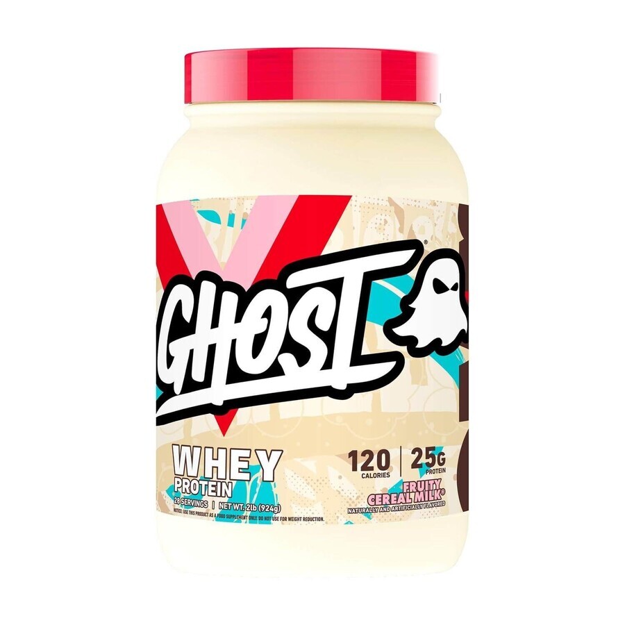 Ghost Molkenprotein, Molkenprotein mit fruchtigem Cereal Milk-Geschmack, 924 g, GNC