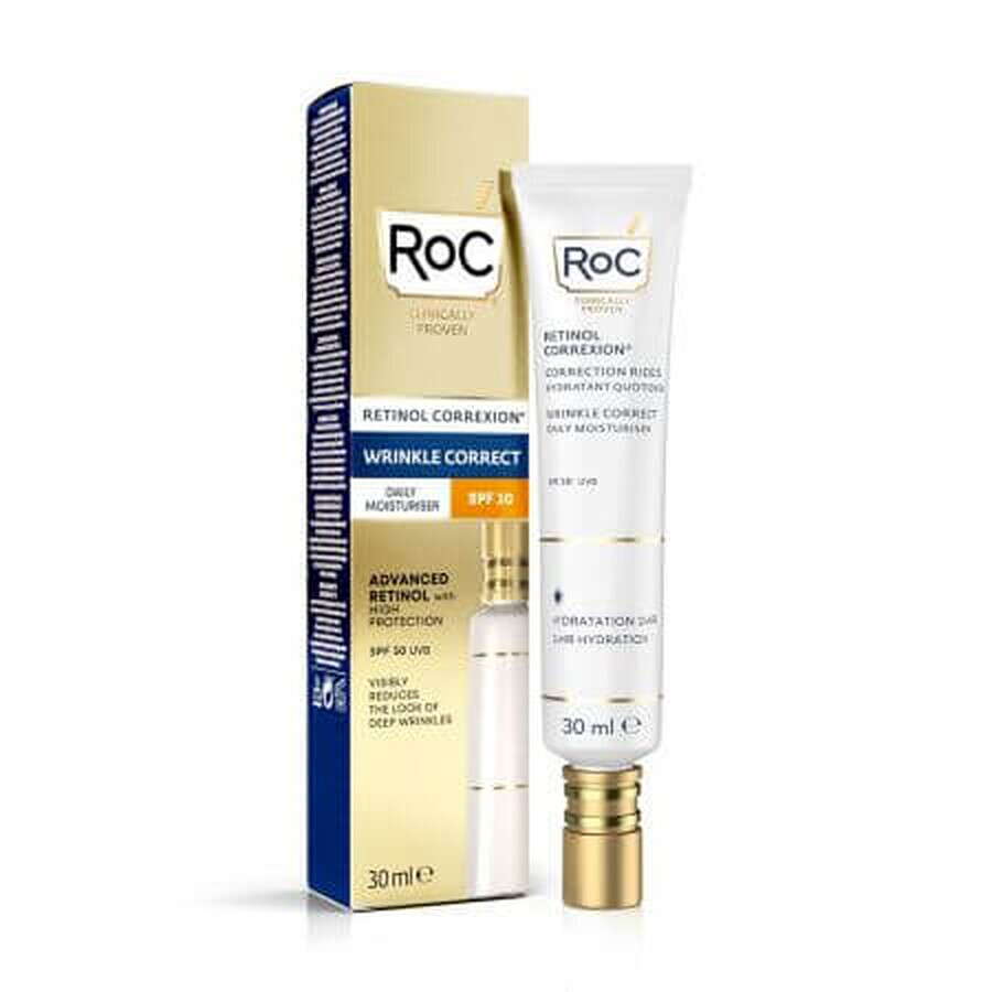 Crema antirid cu protectie solara SPF 30 Retinol Correxion, 30 ml, Roc