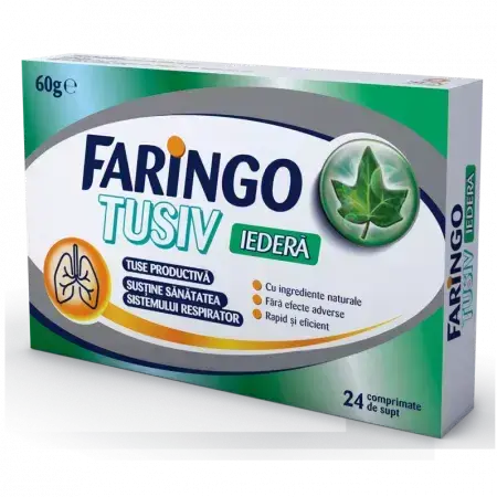 Pharyngo Tusiv mit Efeu, 24 Tabletten, Therapie