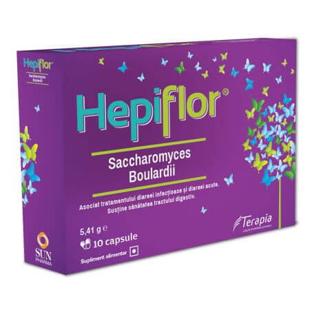 Hepiflor Saccharomyces Boulardii, 10 Kapseln, Therapie