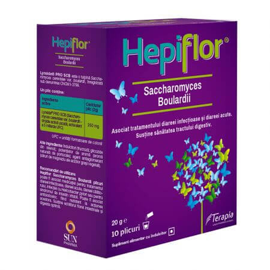 Hepiflor Saccharomyces Boulardii, 10 Portionsbeutel, Therapie