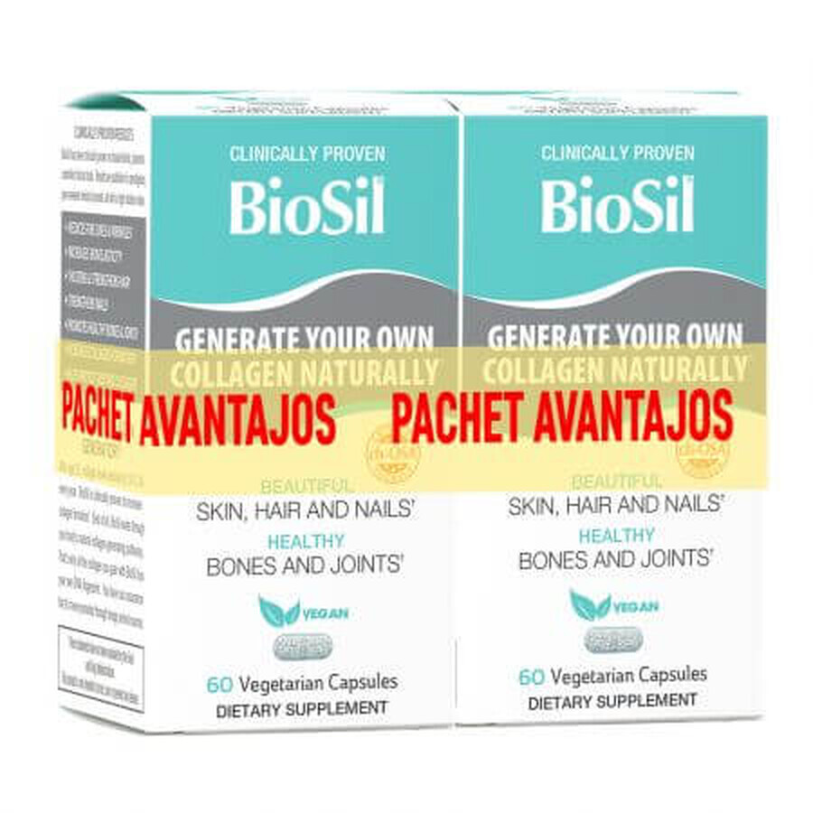 Pachet Biosil colagen 60 + 60 capsule, Biosil recenzii