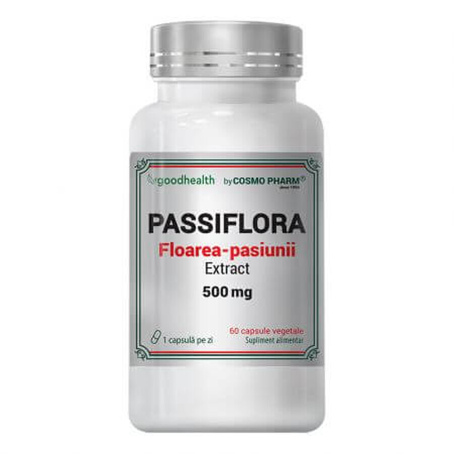 Passiflora-Extrakt, 500 mg, 60 Kapseln, Cosmo Pharm