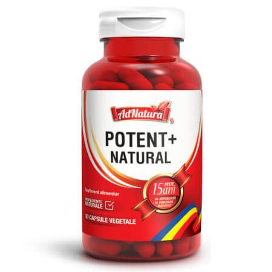 Potent + Natural, 30 Kapseln, AdNatura