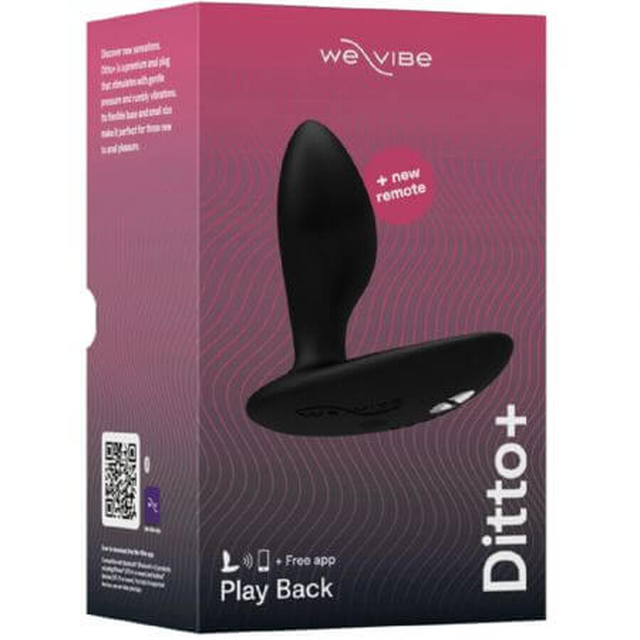 Vibrator Negru Ditto+, 1 bucata, We-Vibe