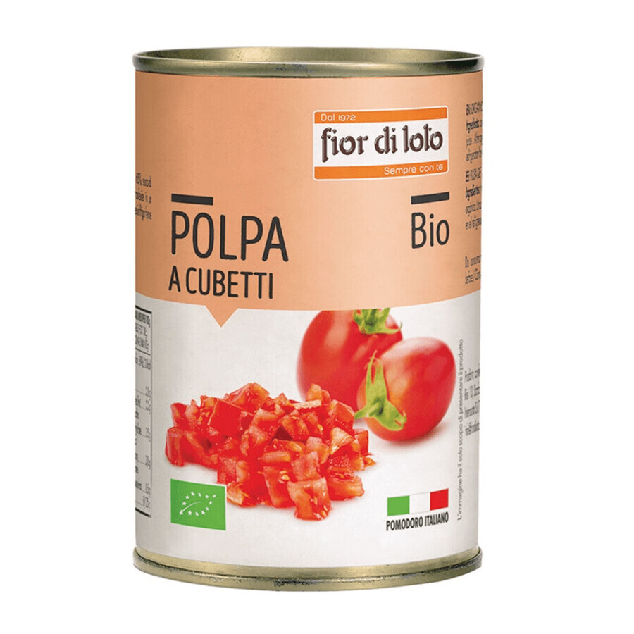 Bio-Tomatenwürfel, 400 g, Fior di Loto