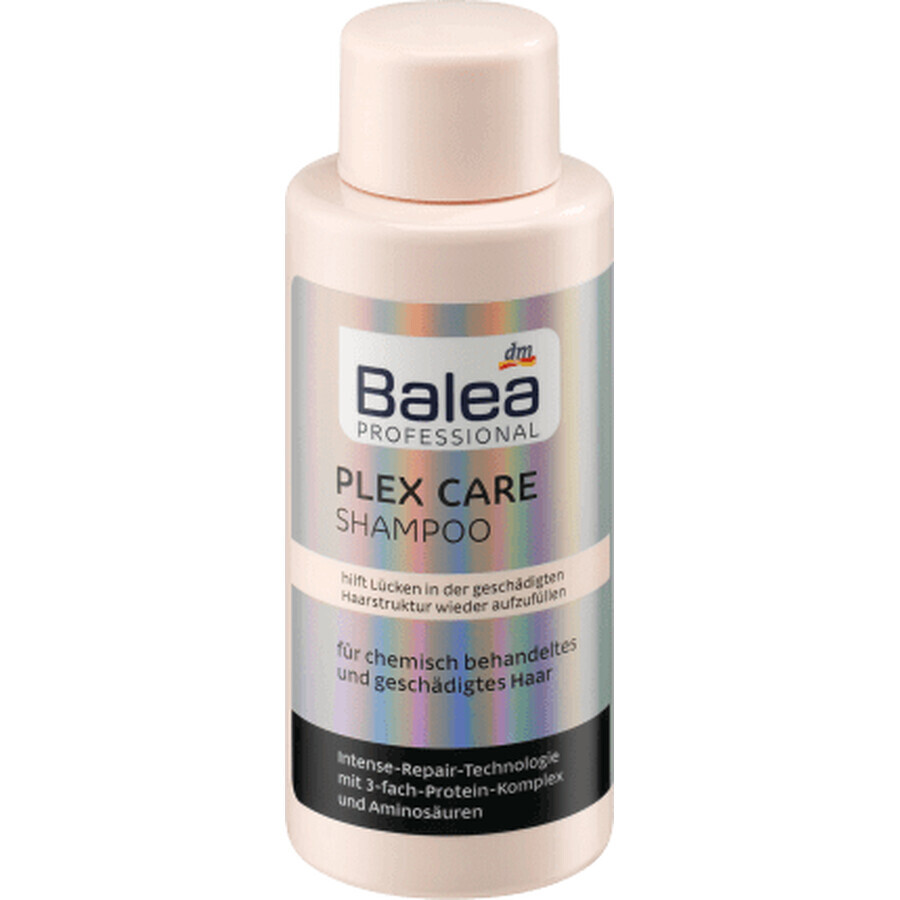 Balea Professional Plex Care Shampoo, chemisch behandeltes und geschädigtes Haar, 50 ml