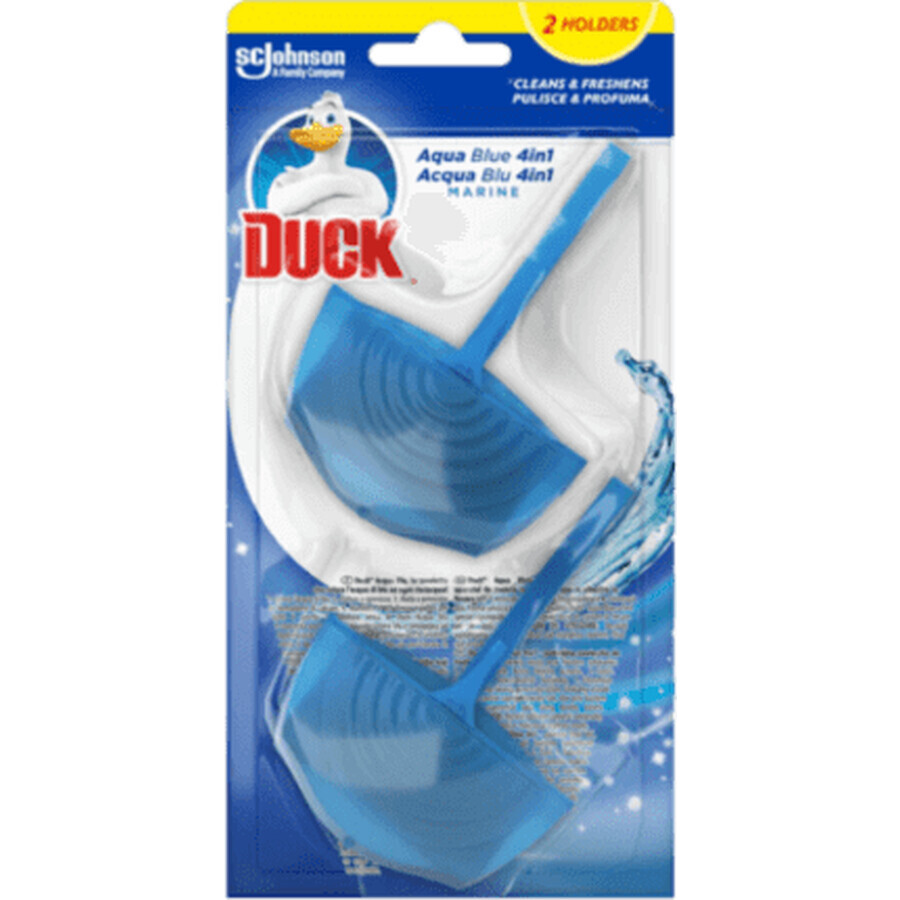 Duck Toilet Freshener 4 in 1Aqua Blue, 2 pcs