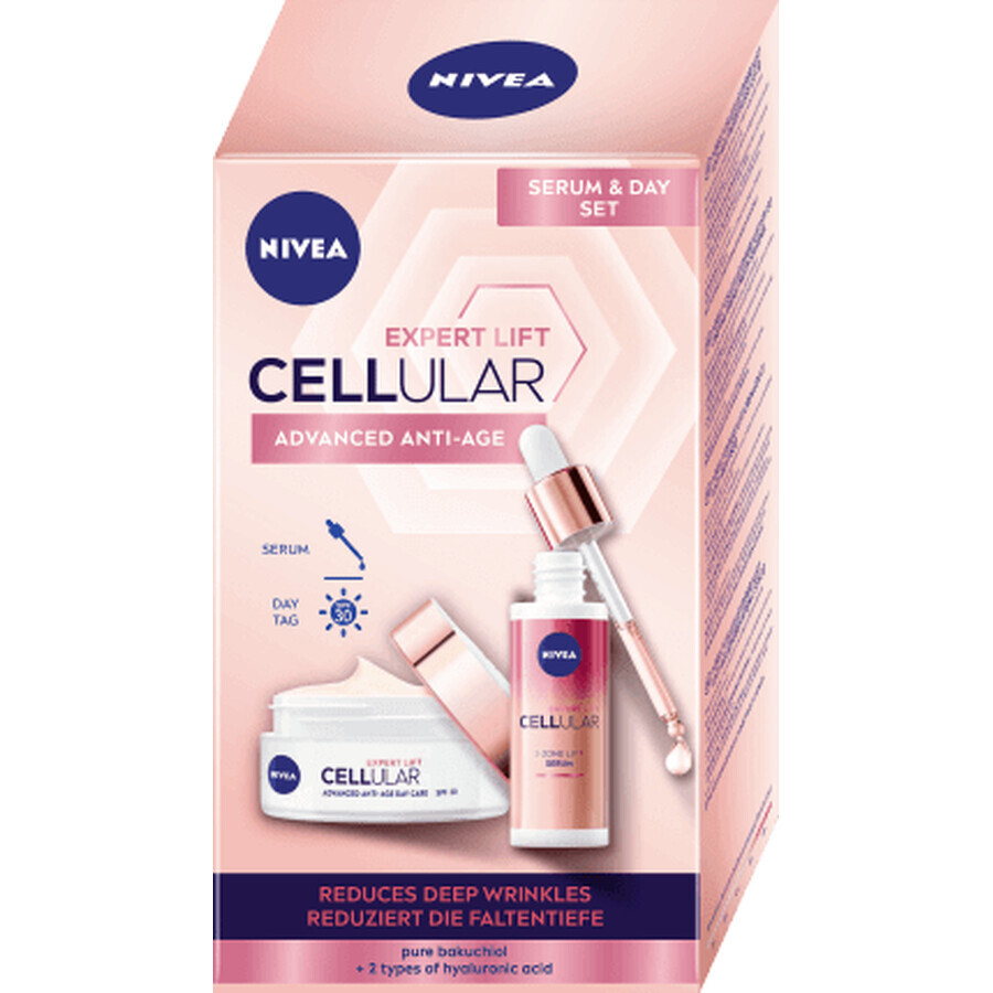 Nivea Set cadou Cellular Expert serum+cremă, 1 buc