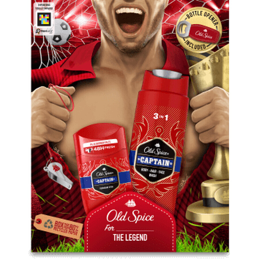 Old Spice Set cadou deodorant stick + gel de duș, 1 buc