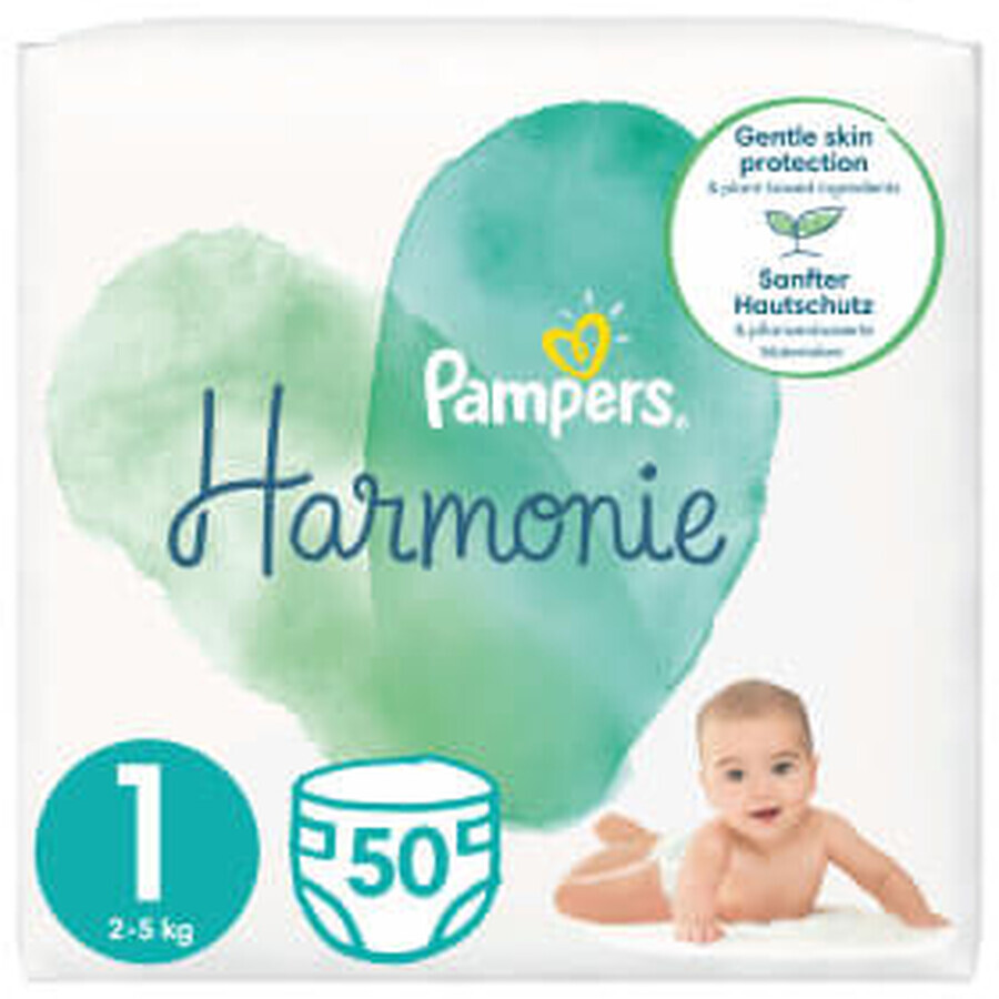 Pampers Harmonie  Scutece Pampers Harmoni mărimea 1, 50 buc