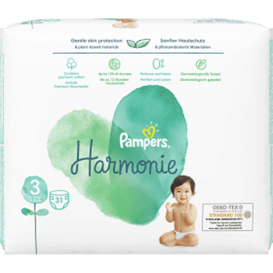 Pampers Harmonie  Scutece Pampers Harmoni mărimea 3, 31 buc