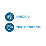 Triple Strength Fish Oil, Ulei de Peste, 1000 mg Omega-3 EPA si DHA, 30 cps, GNC