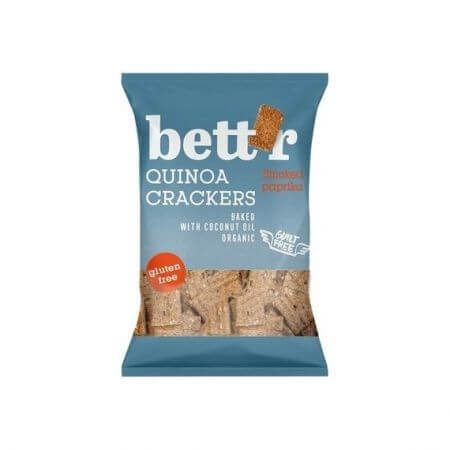 Glutenfreie Quinoa- und Bohnen-Cracker, 100 g, Bettr