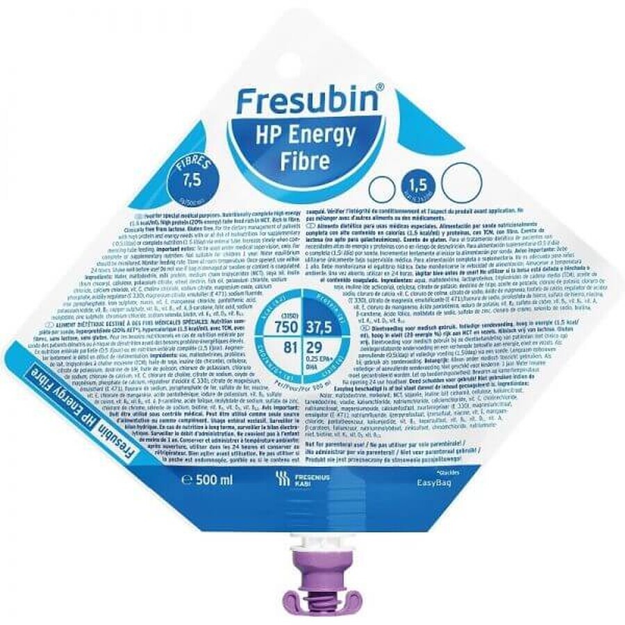 Fresubin Hp Energy Fibre, 500 ml, Fresenius Kabi Germania 