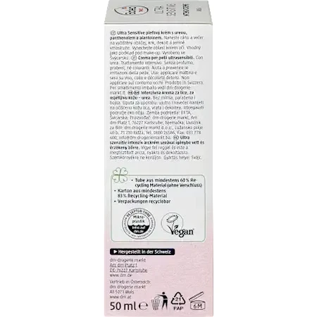 Balea MED Crema ultra sensibile con urea, 50 ml