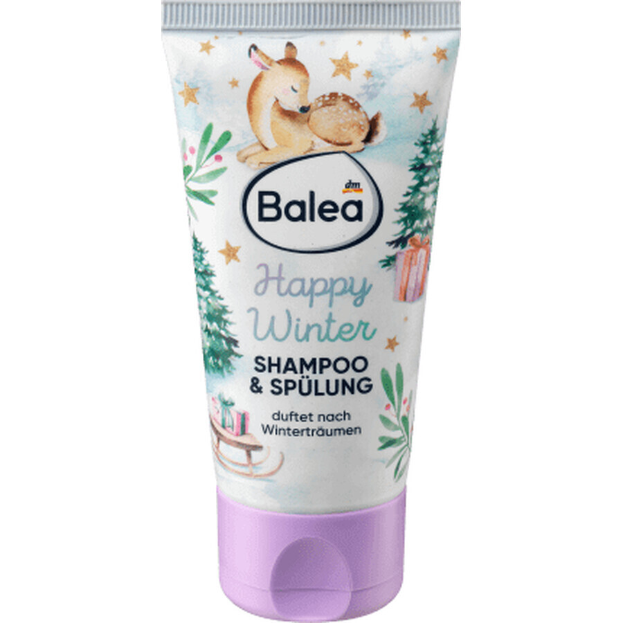 Balea Șampon și balsam de păr pentru copii Happy Winter, 50 ml