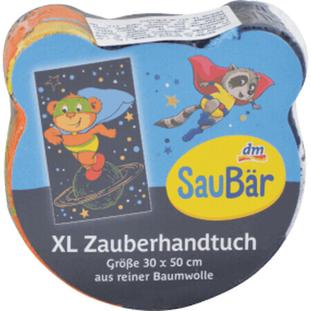 SauBär Magic Handtuch mit Platz für Kinder, 1 Stück