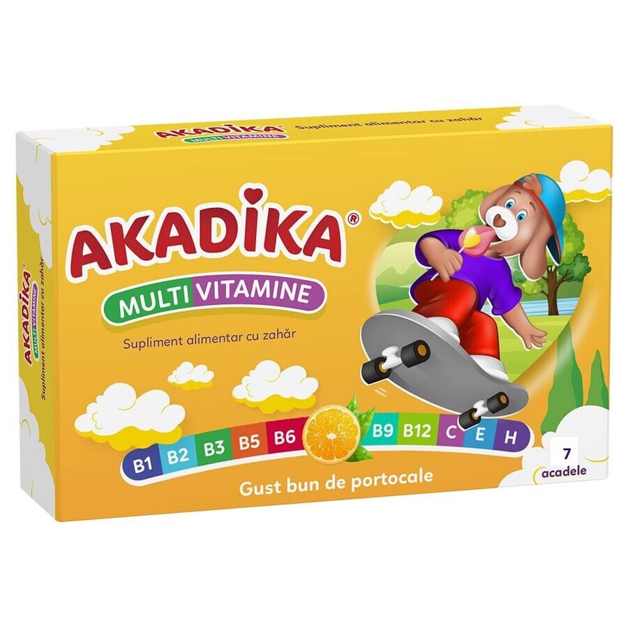 Acadele Multivitamine Akadika, 7 acadele, Fiterman Pharma