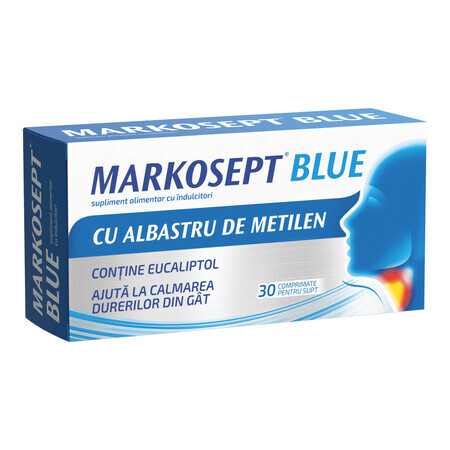 Markosept Blue, 30 comprimate, Fiterman