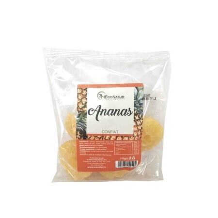 Kandierte Ananas, 250 g, Econatur
