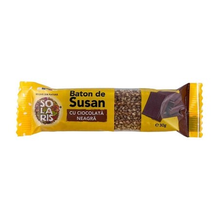 Sesamriegel mit dunkler Schokolade, 30 g, Solaris