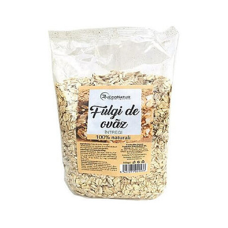 Copos de avena integral, 500 g, Econatur