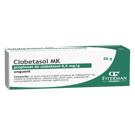 Clobetasol MK, 0,5 mg/g Salbe, 20 g, Fiterman Pharma