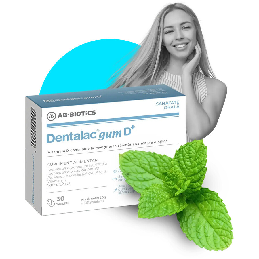 Dentalac Zahnfleisch D+, 30 Tabletten, Ab-Biotics