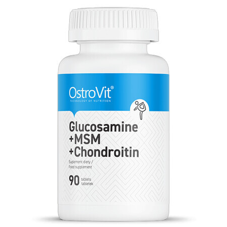 Glucosamine + MSM + Chondroitin, 90 tablete, OstroVit