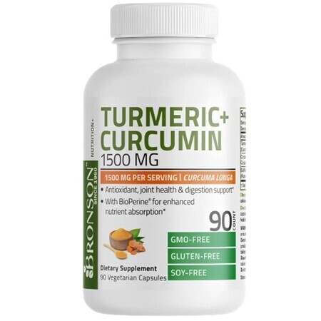 Turmeric Curcumin, 1500 mg, 90 capsule, Bronson