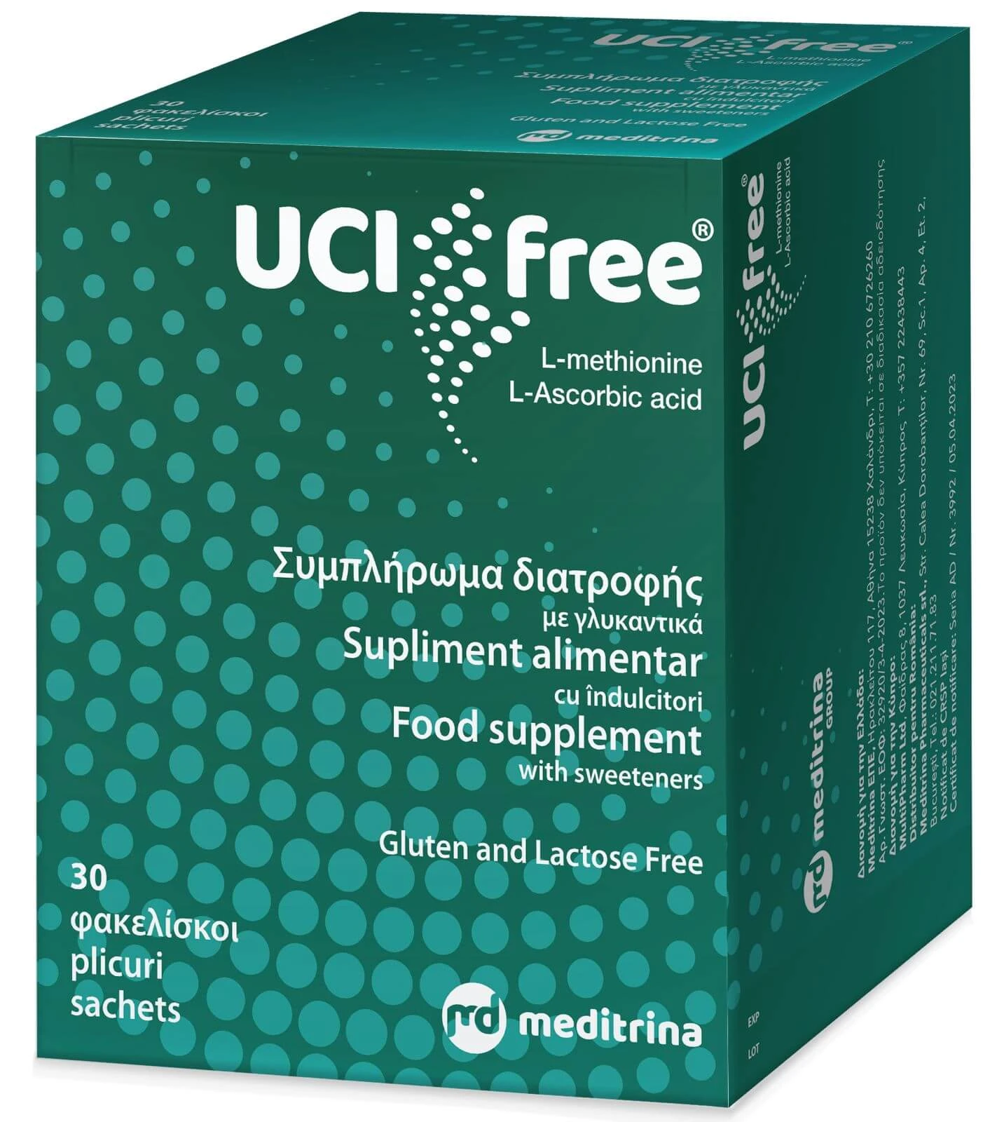UCI Free, 30 Beutel, Meditrina Pharmaceuticals