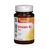 Natürliches Vitamin K2, 100μg, 30 vegetarische Kapseln, VitaKing