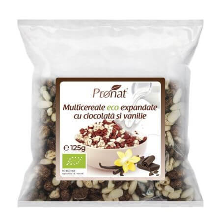 Bio-Mehrkorn mit Schokolade und Vanille, 125 g, Pronat