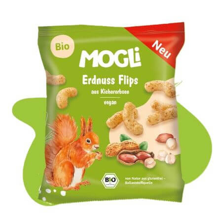 Pufuleti Eco cu Arahide, 30 g, Mogli