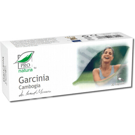 Garcinia Cambogia, 30 capsule, Pro Natura