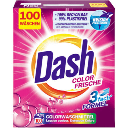 Dash Detergent pudră automat Color Frische 100 spălări, 6 Kg