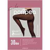 Pompea Ladies' Emily schwarz 30 DEN 1/2 XS-S, 1 Stück