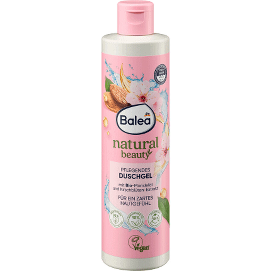 Balea Gel de duș Natural Beauty Extract cu ulei de migdale și flori de cireș, 250 ml