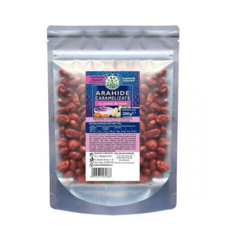 Karamellisierte Erdnüsse mit Brombeergeschmack, 200 g, Herbal Sana