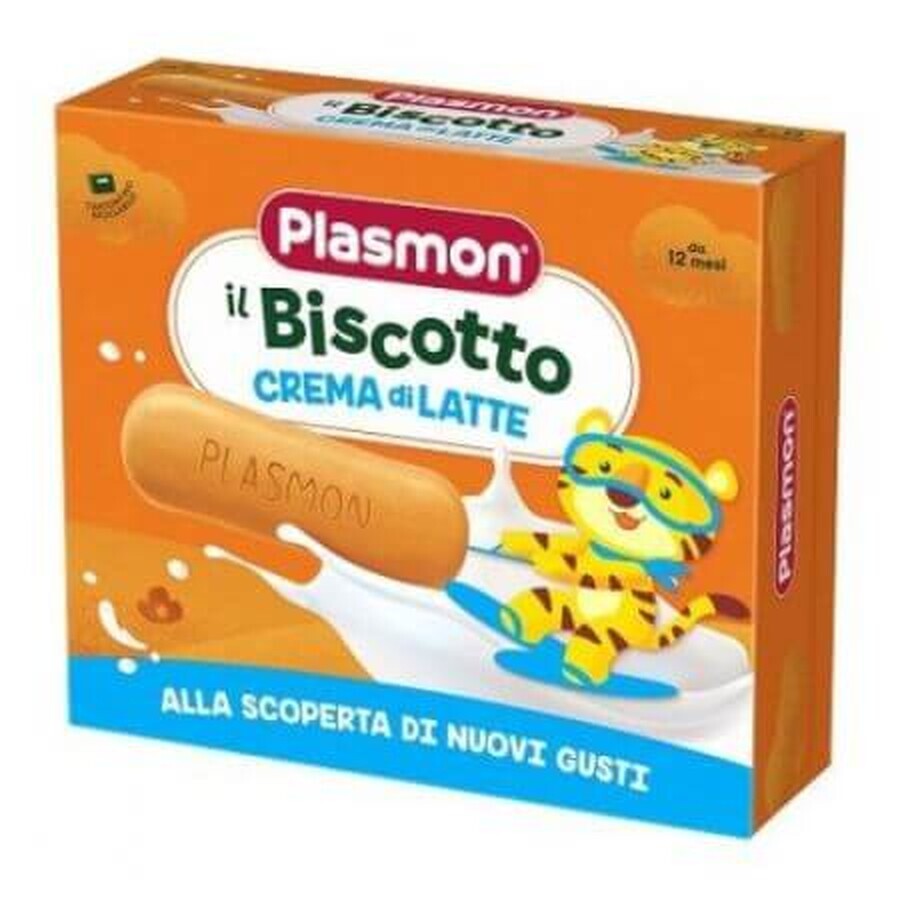 Biscuiti cu crema de lapte, 320 g, Plasmon