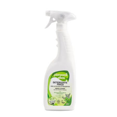 Solutie Ekos de curatat si igienizat frigiderul cu ulei esential de menta si eucalipt, 750 ml, Pierpaoli